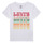 Clothing Girl Short-sleeved t-shirts Levi's ORGANIC RETRO LEVIS SS TEE Multicolour / White