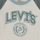 Clothing Boy Long sleeved tee-shirts Levi's PREP COLORBLOCK LONGSLEEVE White / Green
