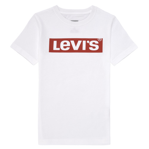 Clothing Boy Short-sleeved t-shirts Levi's SHORT SLEEVE GRAPHIC TEE SHIRT White