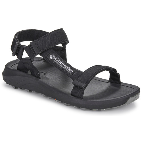 Shoes Men Outdoor sandals Columbia GLOBETROT SANDAL Black