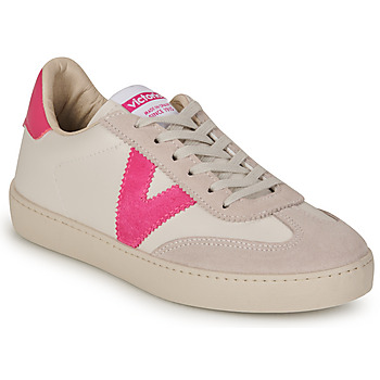 Shoes Women Low top trainers Victoria BERLIN White / Pink
