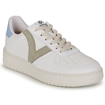 Shoes Women Low top trainers Victoria MADRID White / Green / Blue