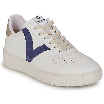 Shoes Women Low top trainers Victoria MADRID White / Blue