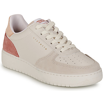 Shoes Women Low top trainers Victoria MADRID White / Pink