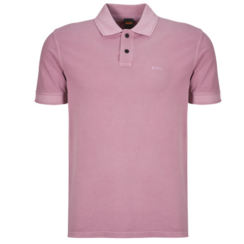Clothing Men Short-sleeved polo shirts BOSS Prime Lilac