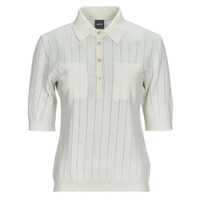 Clothing Women Short-sleeved polo shirts BOSS Flicity Cream