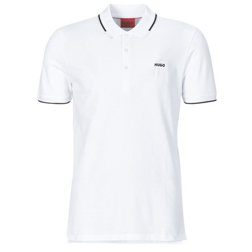 Clothing Men Short-sleeved polo shirts HUGO Dinoso222 White