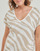 Clothing Women Short-sleeved t-shirts Morgan MZORO Beige / Gold