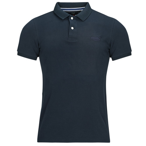Clothing Men Short-sleeved polo shirts Superdry CLASSIC PIQUE POLO Marine
