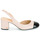 Shoes Women Heels MICHAEL Michael Kors PERLA FLEX SLING PUMP Beige / Black