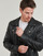 Clothing Men Leather jackets / Imitation leather Oakwood LENNON Black