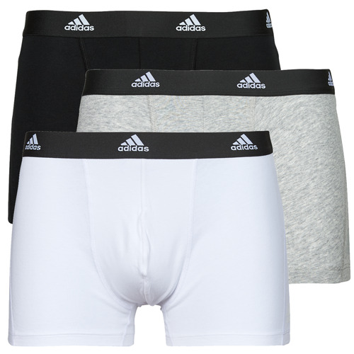 Underwear Men Boxer shorts adidas Performance ACTIVE FLEX COTTON Black / Grey / White