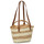 Bags Women Shopping Bags / Baskets Les Tropéziennes par M Belarbi ARUBA Beige / White