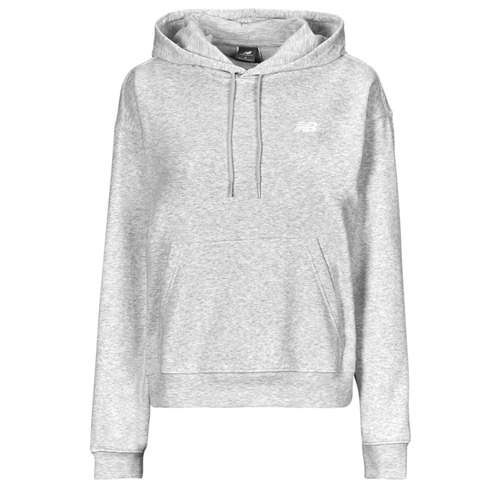 Clothing Women Sweaters New Balance FRENCH TERRY SMALL LOGO HOODIE Grey