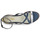Shoes Women Sandals So Size ROSSI Marine / Silver