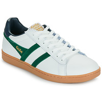 Shoes Men Low top trainers Gola EQUIPE II LEATHER White / Green
