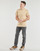 Clothing Men Short-sleeved t-shirts Tommy Jeans TJM SLIM JERSEY C NECK EXT Beige