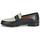Shoes Women Loafers Fericelli MINDA Black / White