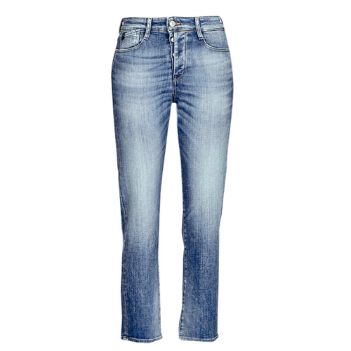 Clothing Women Straight jeans Le Temps des Cerises BAMBINO 400/17 Blue