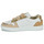 Shoes Women Low top trainers Caval VELCROS White / Gold