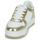 Shoes Women Low top trainers Le Temps des Cerises MARLY White / Gold