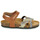 Shoes Girl Sandals Geox J ADRIEL GIRL Brown / Gold