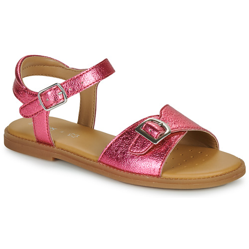 Shoes Girl Sandals Geox J SANDAL KARLY GIRL Pink