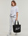 Clothing Women Short-sleeved t-shirts Karl Lagerfeld karl signature hem t-shirt White