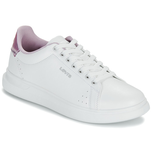 Shoes Women Low top trainers Levi's ELLIS 2.0 White / Pink
