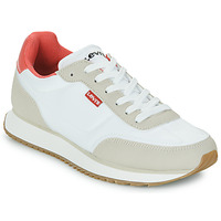 Shoes Women Low top trainers Levi's STAG RUNNER S White / Beige / Pink