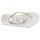 Shoes Women Flip flops Roxy VIVA SPARKLE White / Gold