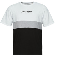 Clothing Men Short-sleeved t-shirts Jack & Jones JJEREID BLOCKING TEE SS White