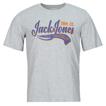 Clothing Men Short-sleeved t-shirts Jack & Jones JJELOGO TEE SS O-NECK 2 COL SS24 SN Grey