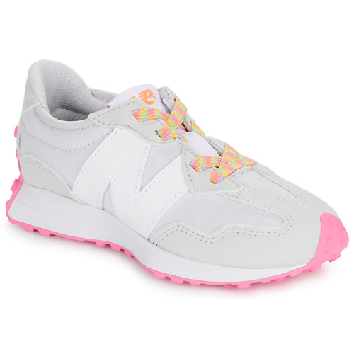 Shoes Girl Low top trainers New Balance 327 Beige / Pink