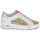 Shoes Women Low top trainers Semerdjian HOVA White / Pink / Gold
