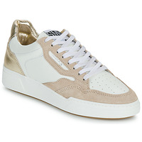 Shoes Women Low top trainers Semerdjian THOR White / Beige / Gold