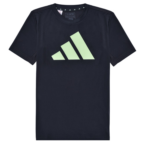 Clothing Boy Short-sleeved t-shirts Adidas Sportswear U TR-ES LOGO T Carbon / Green