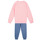 Clothing Girl Tracksuits Adidas Sportswear LK BOS JOG FL Pink / Marine