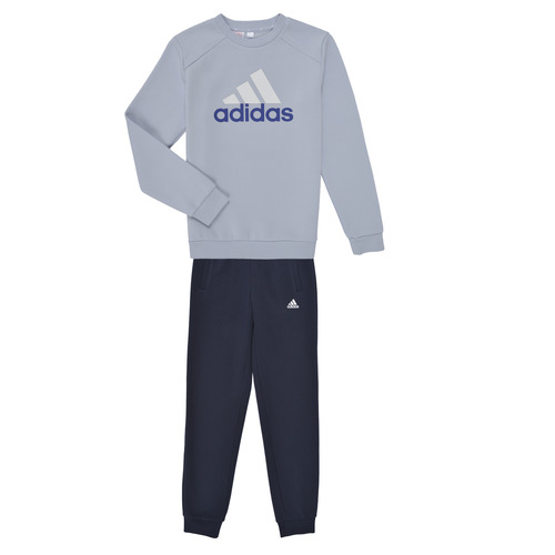 Clothing Boy Tracksuits Adidas Sportswear J BL FL TS Marine / Blue / White