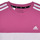 Clothing Girl Short-sleeved t-shirts Adidas Sportswear J 3S TIB T Pink / White