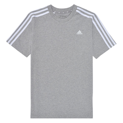 Clothing Children Short-sleeved t-shirts Adidas Sportswear U 3S TEE Grey / White