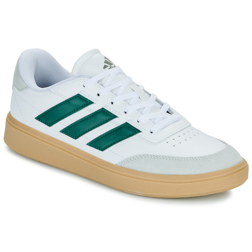 Shoes Men Low top trainers Adidas Sportswear COURTBLOCK White / grey / turquoise / Green / Gum