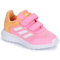 Shoes Girl Low top trainers Adidas Sportswear Tensaur Run 2.0 CF I Pink / Orange