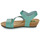 Shoes Women Sandals Dream in Green ZIMINI Blue