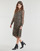 Clothing Women Short Dresses Vila VIFALIA V-NECK L/S DRESS/SU Brown