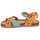 Shoes Women Sandals YOKONO VILA Green / Orange