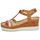 Shoes Women Sandals Pikolinos AGUADULCE W3Z Cognac / Red