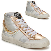 Shoes Women Hi top trainers Meline  Silver / Gold