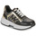 Shoes Girl Low top trainers MICHAEL Michael Kors COSMO MADDY Black / Gold