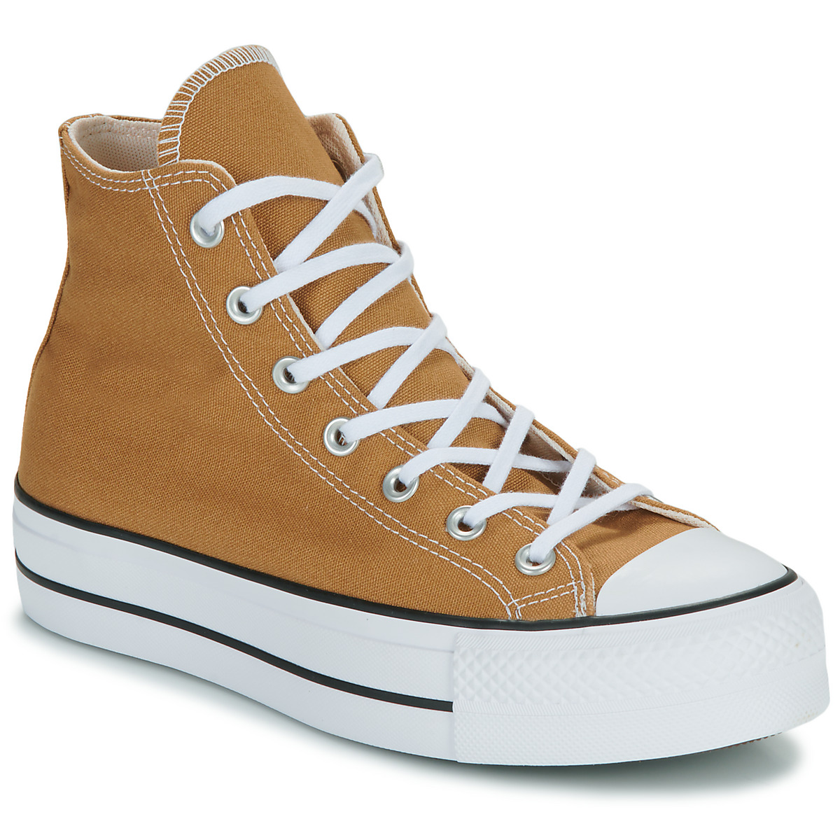 Shoes Women Hi top trainers Converse CHUCK TAYLOR ALL STAR LIFT Beige